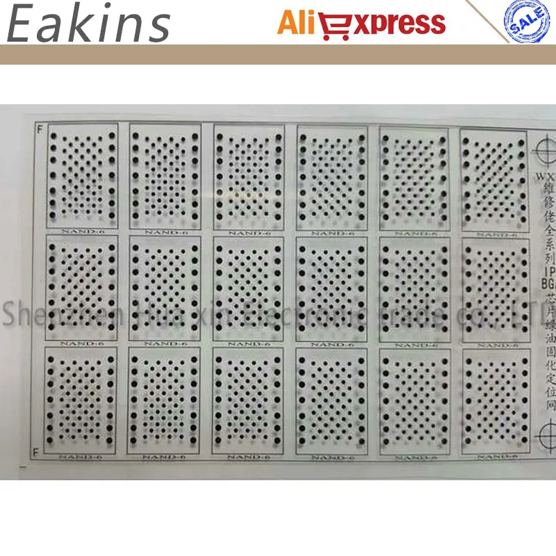 12 шт./компл. механический Efix IP BGA трафарет для ремонта IPhone X IPad NAND Flash Power Touch IC Chip