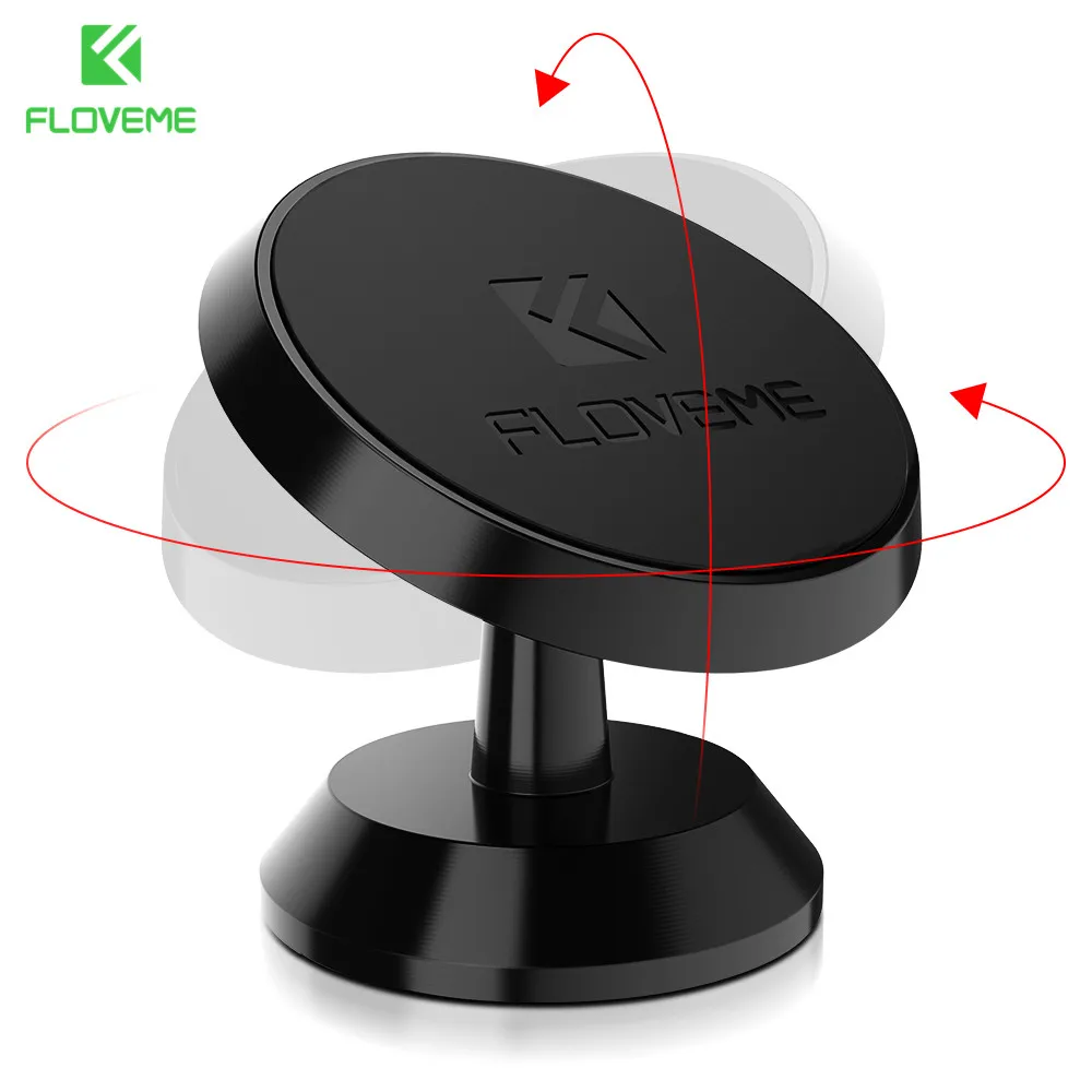 FLOVEME Strong Magnetic Car Phone Holder For Samsung S9 Stand iPhone 6 6s 7 8 Plus 360 Degree Rotation | Мобильные телефоны и
