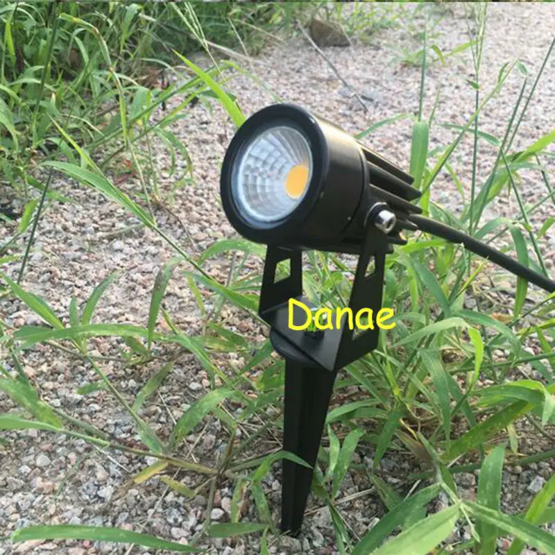 5W COB LED Lawn Light Lamp DC12V/AC85-265V 5W Outdoor Waterproof IP68 Warm White Cold White Garden Lawn Spot Ground Light