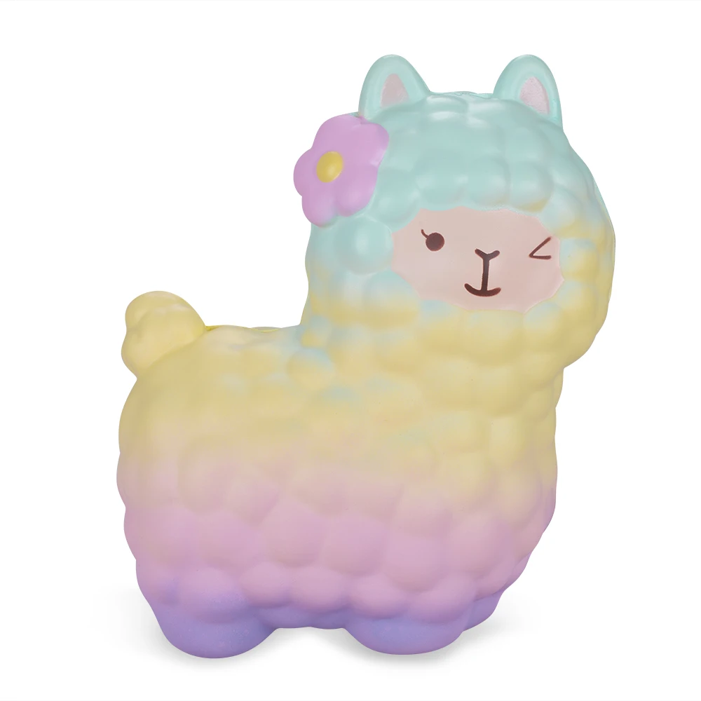 Jumbo Alpaca Squishy Slow Rising Kawaii Squishies 16 см Розничная продажа 1 шт. животные игрушки для