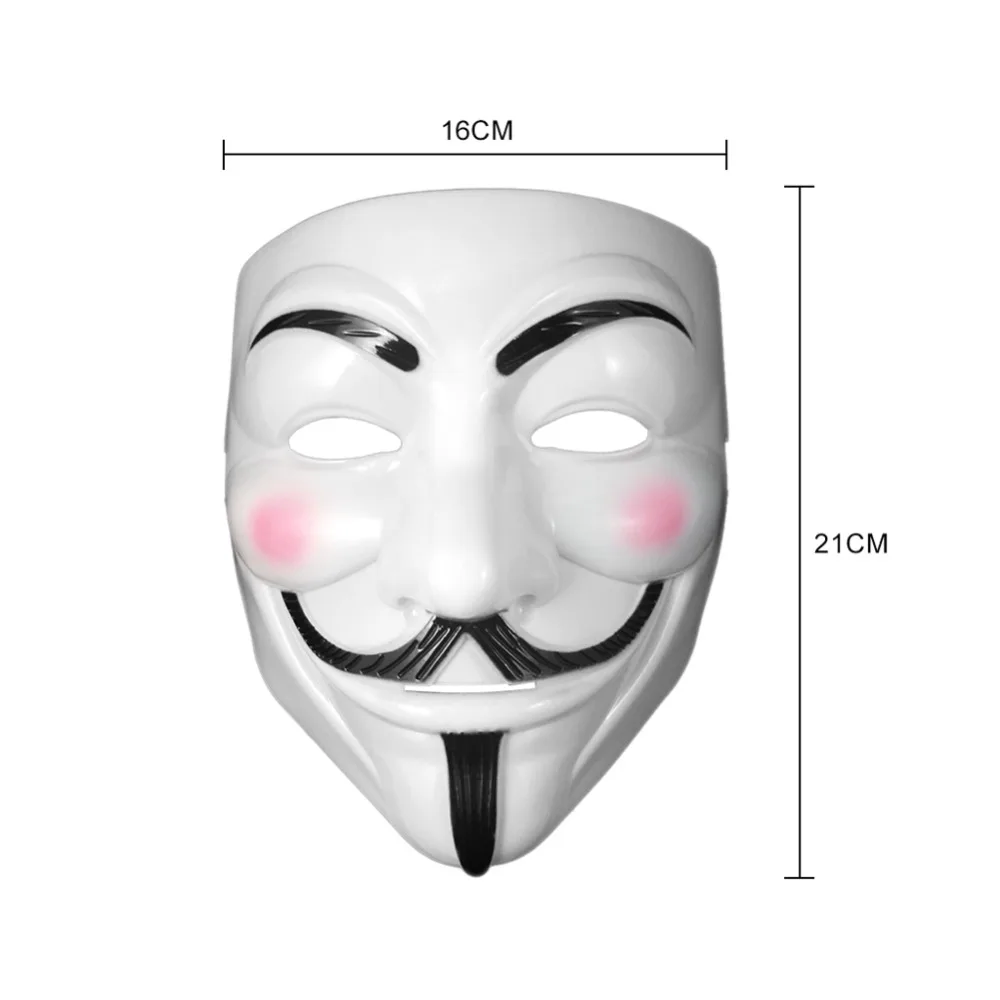 Вечерние Маски V для Vendetta Маска Anonymous Guy Fawkes необычный аксессуар костюма взрослых