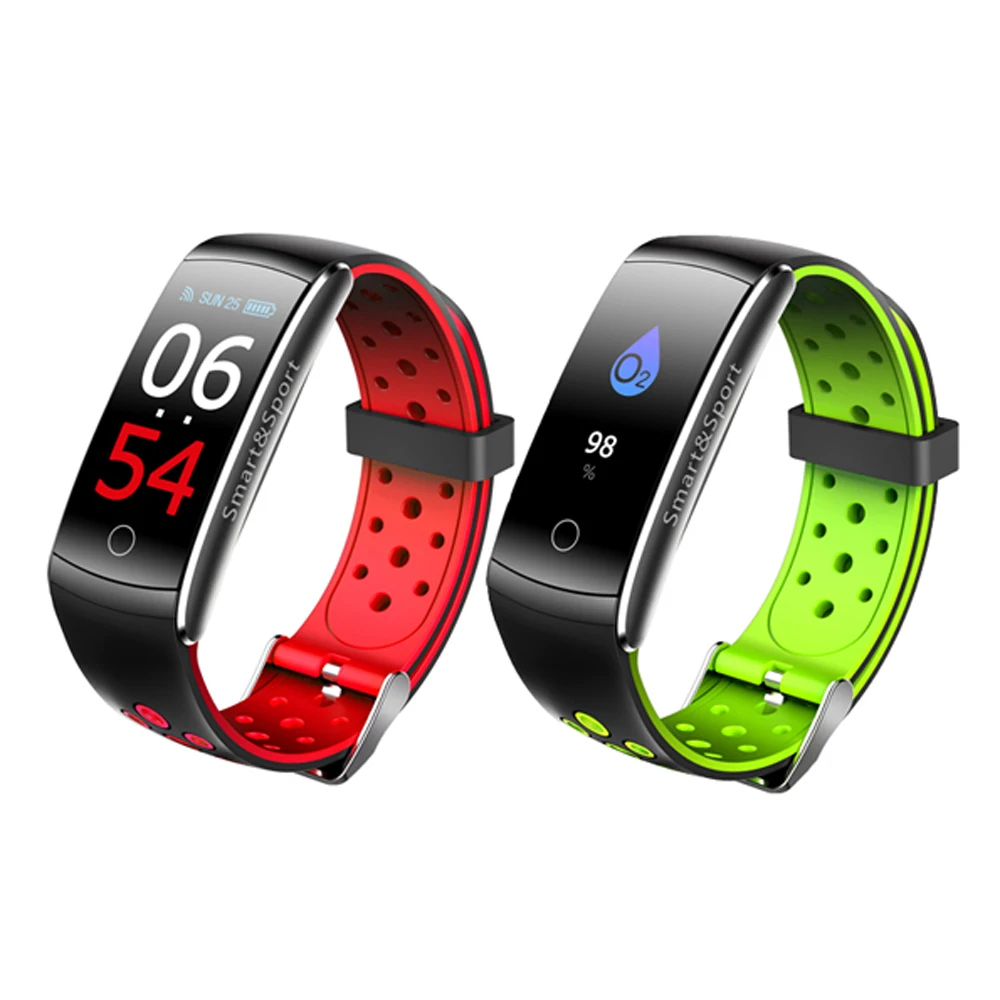 Q8S Smart Bracelet Sports Fitness Tracker Blood Pressure Sleep Monitor for Men Women Color Screen Waterproof Wristband | Электроника