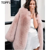 topfur new winter fox fur coat women 70 cm long natural fox fur coat female luxury winter whole skin fox fur outwear