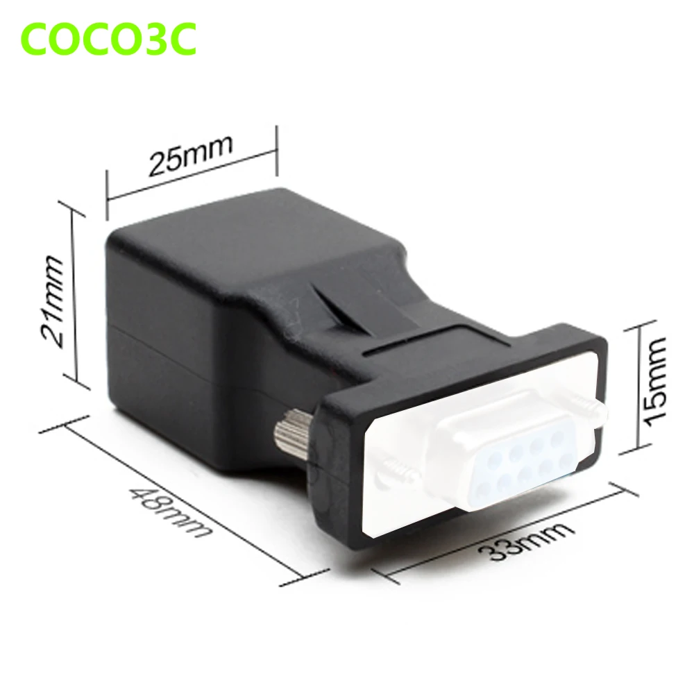 Переходник DB15 переходник с VGA на RJ45 CAT5 CAT6 разъем RGB HDB | Компьютеры и офис