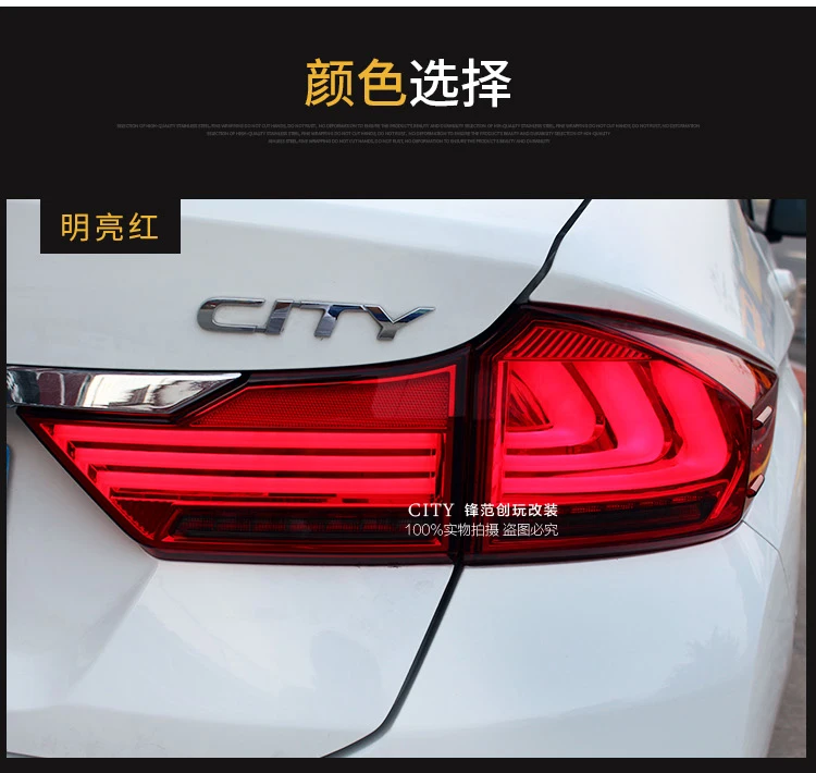 Kowell Автомобиль Стайлинг для Honda город задние фонари LED фонарь honda город задние лампы ДРЛ+ тормоз+ Парк+ Сигнальные огни LED