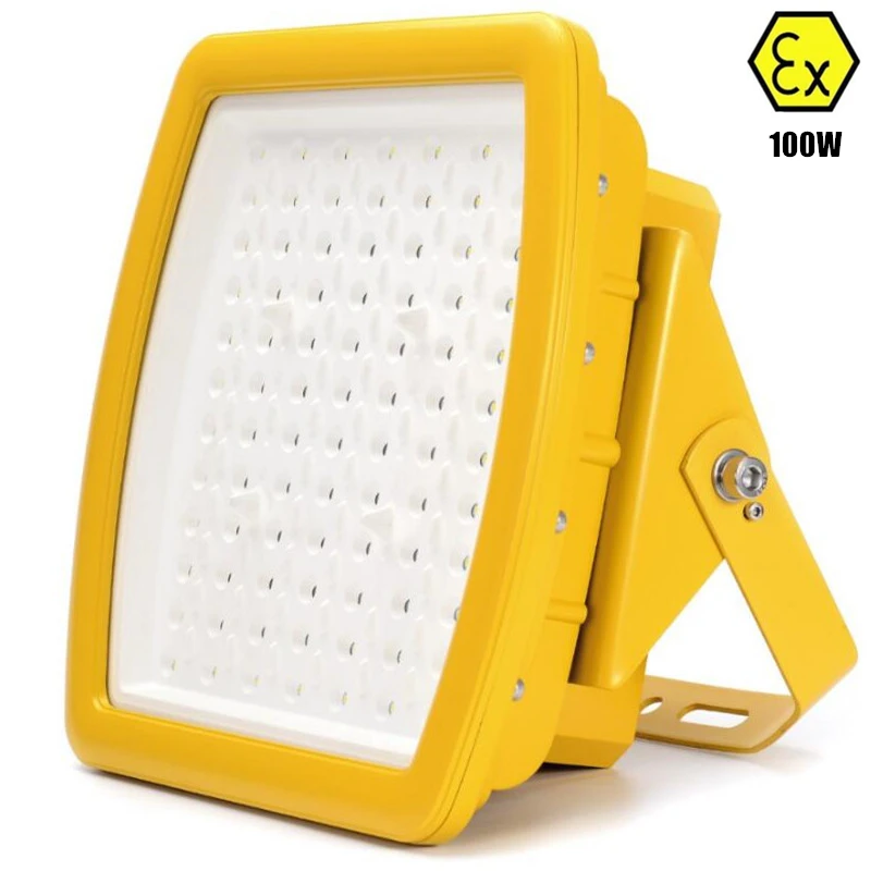 

IECEX ATEX UL anti explosive led floodlight 100W AC110v 220v 230v 240v class I zone 1 100W explosion proof led flood light