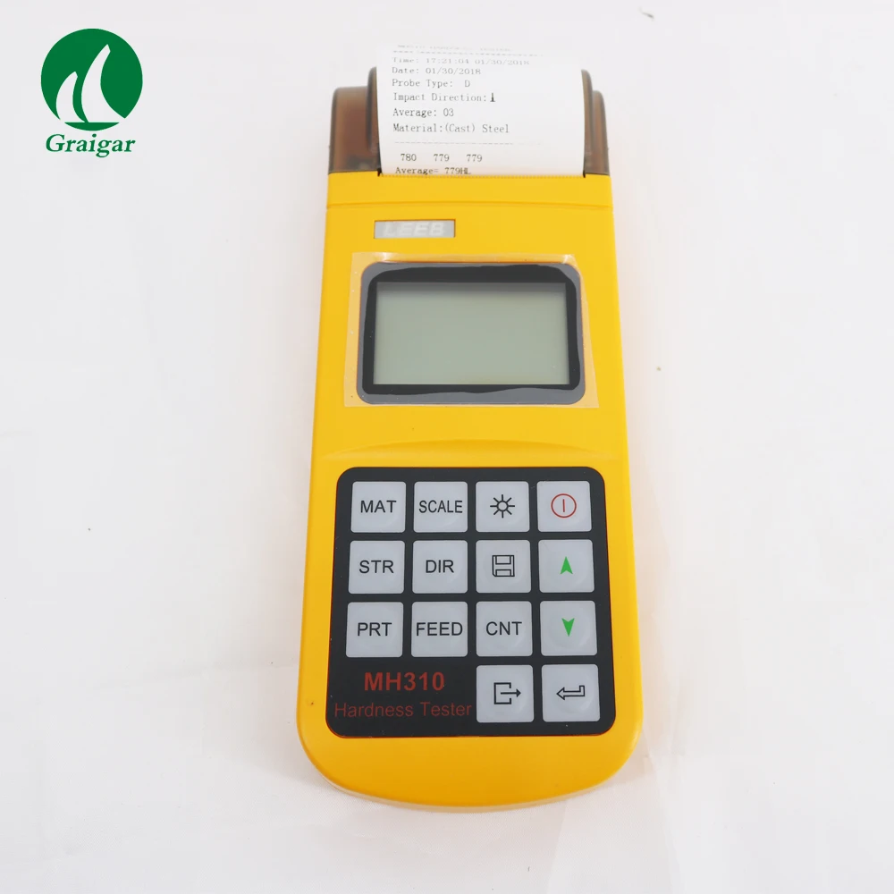 

New MH310 Digital Portable Leeb Hardness Meter Tester Gauge Measure Metallic Materials HRB HRC HV HB HS HL
