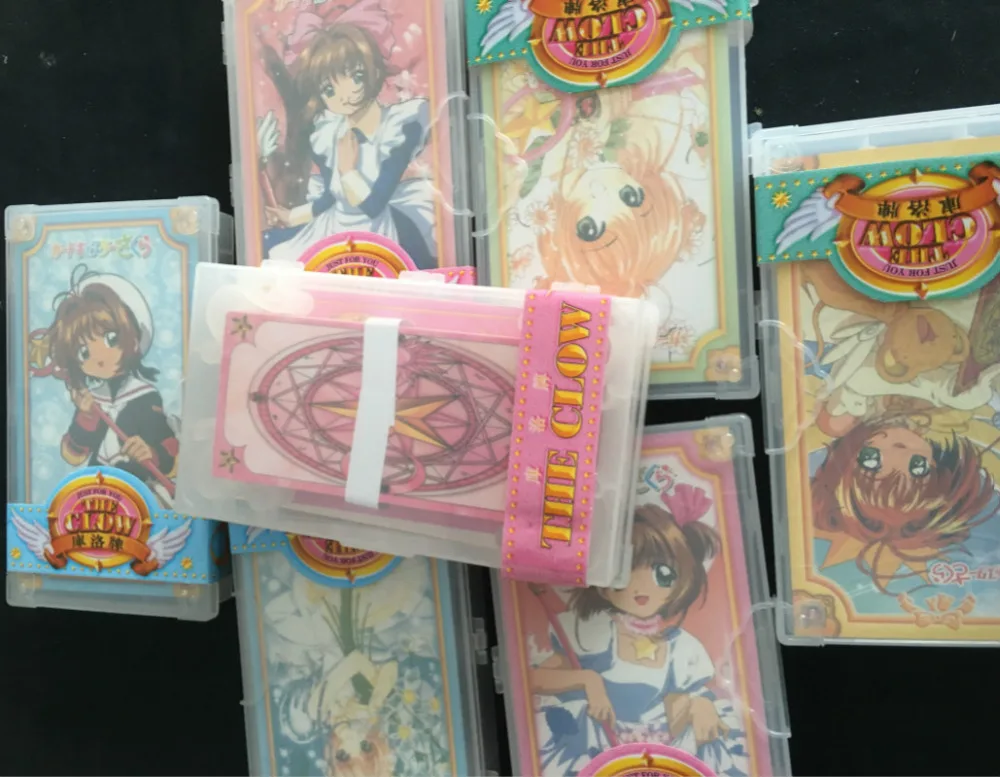 Новинка японское аниме картcaptor карты с Сакурой Sakura card captor Magic Clow игральные Таро