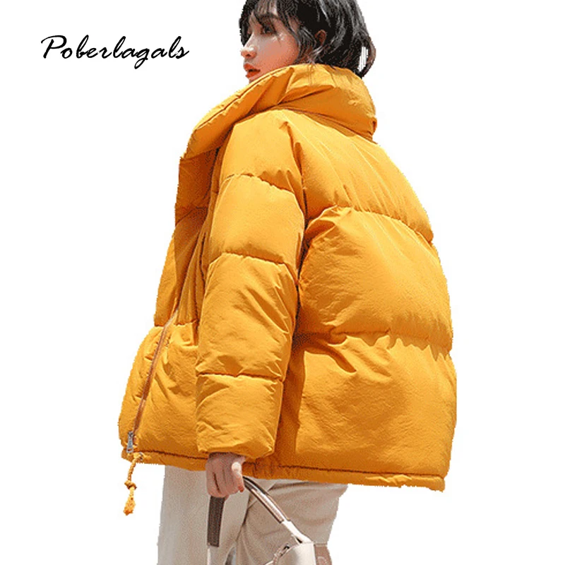 Зимняя куртка парка 2019 осенняя Женская Корейская хлопковая стеганая пальто
