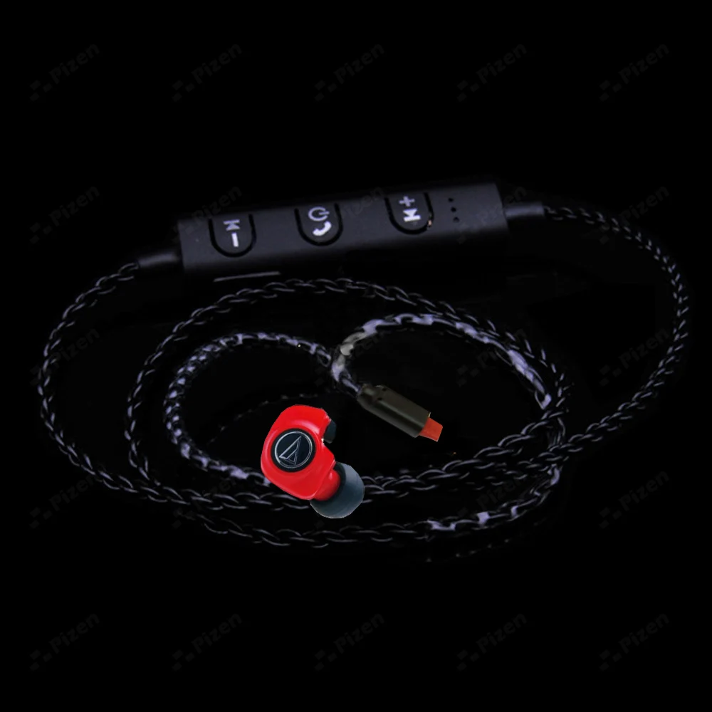 PIZEN BT66 CSR8645 Aptx Headphone Adapter Bluetooth Earbuds Wireless Replacement Cable for IE IE80