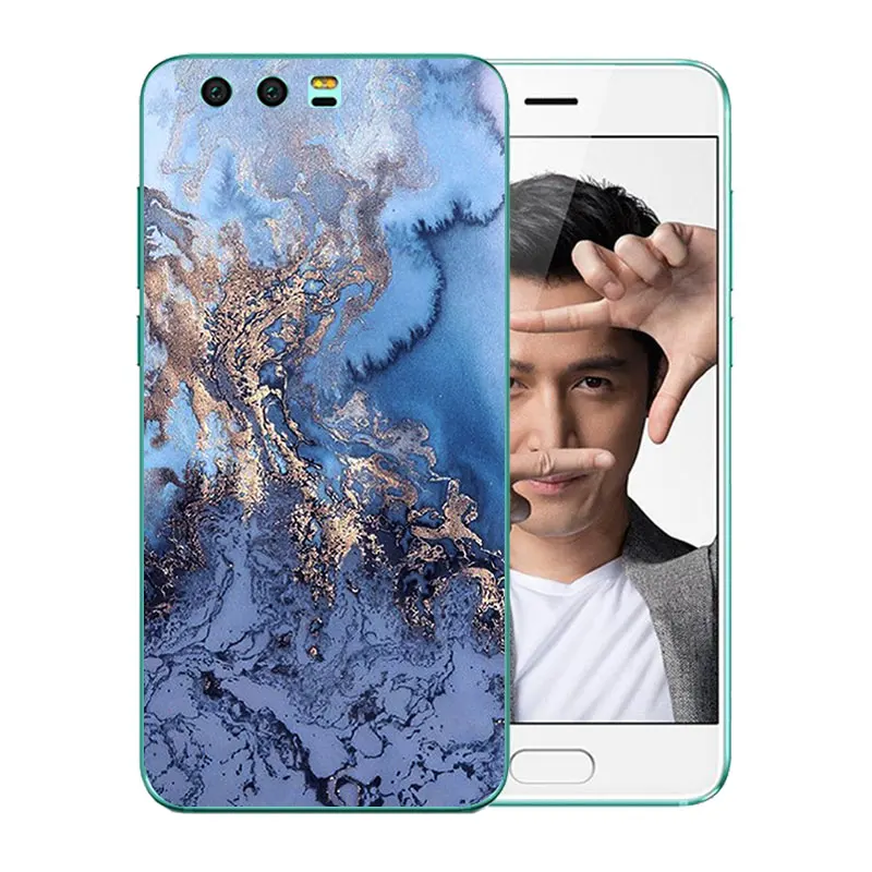 Чехлы для телефонов Huawei Honor 9 чехол 5 15 дюймов узор марб мягкие чехлы из ТПУ на