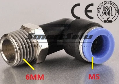 Пневматический быстроразъемный Фиттинг с наружной резьбой 6 мм|air fittings|push infitting
