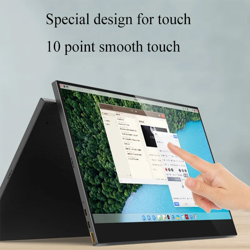 Емкостный сенсорный монитор 13 3 дюйма с одним кабелем поддержка Huawei P20 Samsung S8 S9 DEX TNT