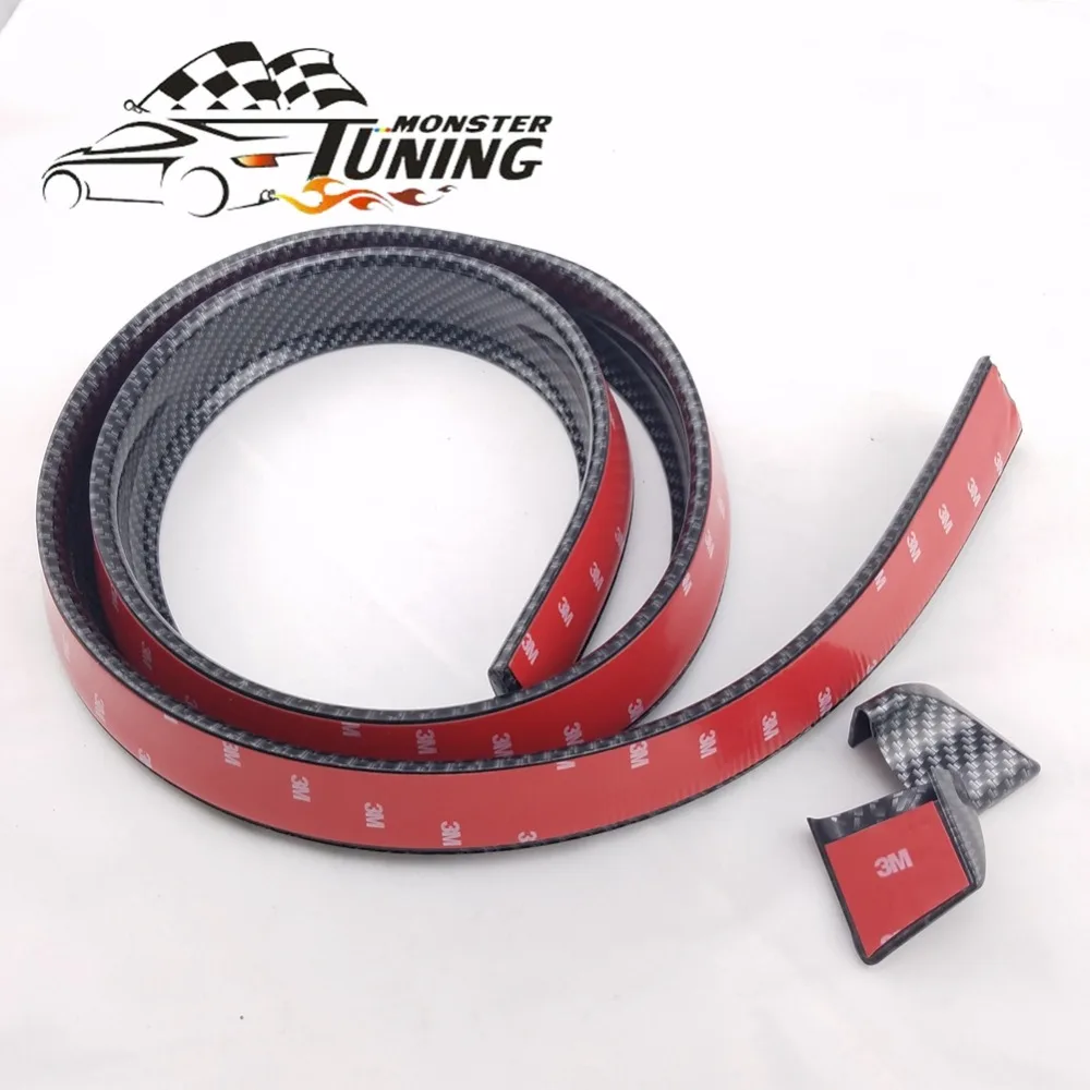 Тюнинг Monster Universal New Carbon Fiber 1 5 м длина Автомобильный задний спойлер на крышу