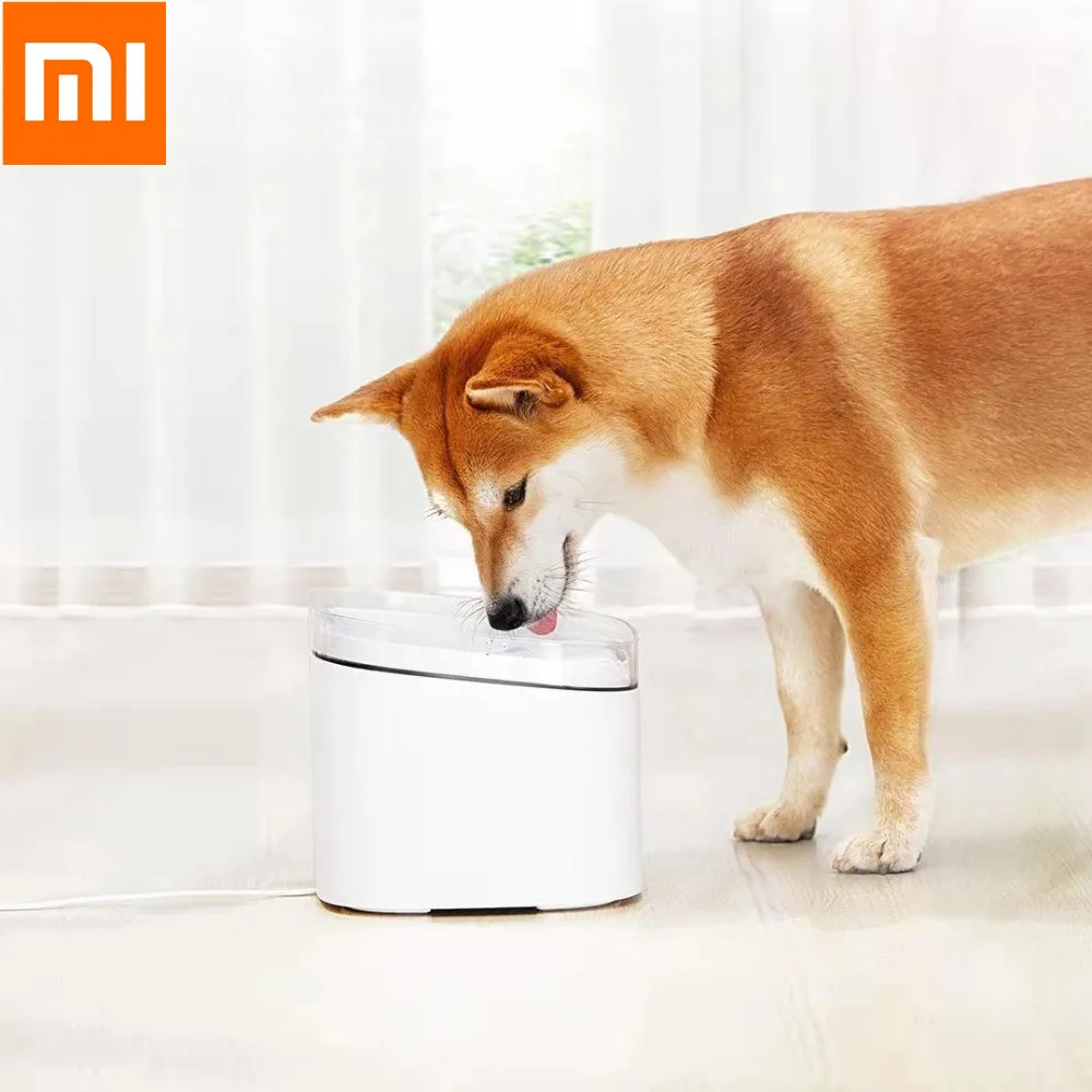 Xiaomi Youpin котенок, щенок, домашнее животное диспенсер для воды кошка диспенсер для воды 2л домашний электрический фонтан автоматический умный питомец