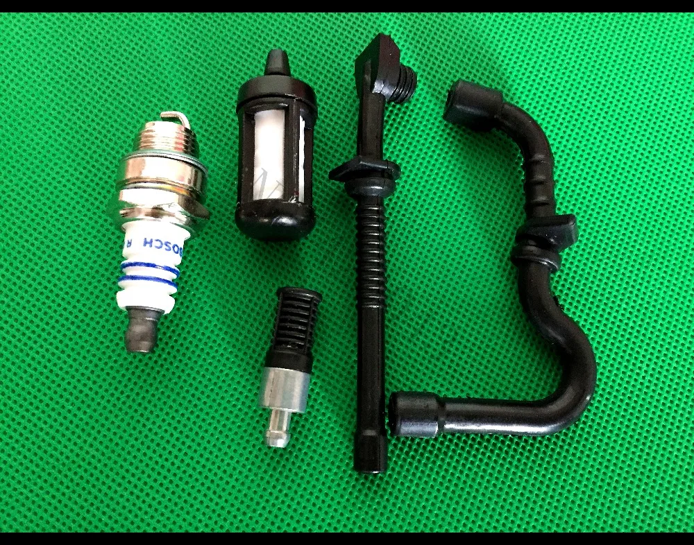 Service Kit Fuel Oil Filter Line Hose Spark Plug For STIHL 017 018 MS170 MS180 MS 170 180 Chainsaw Replacement Spare Parts | Инструменты