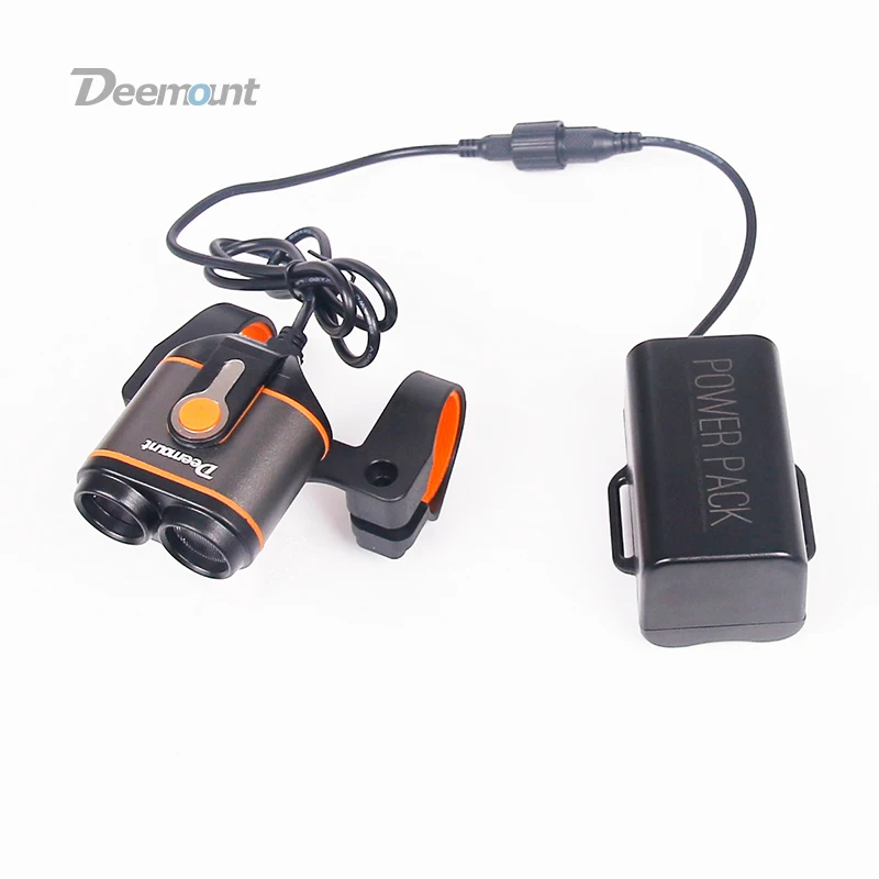 Deemount цикл переднего освещения 8 4 V фар 2LED 400 люмен на выбор #18650 Батарея коробка 4/5 0