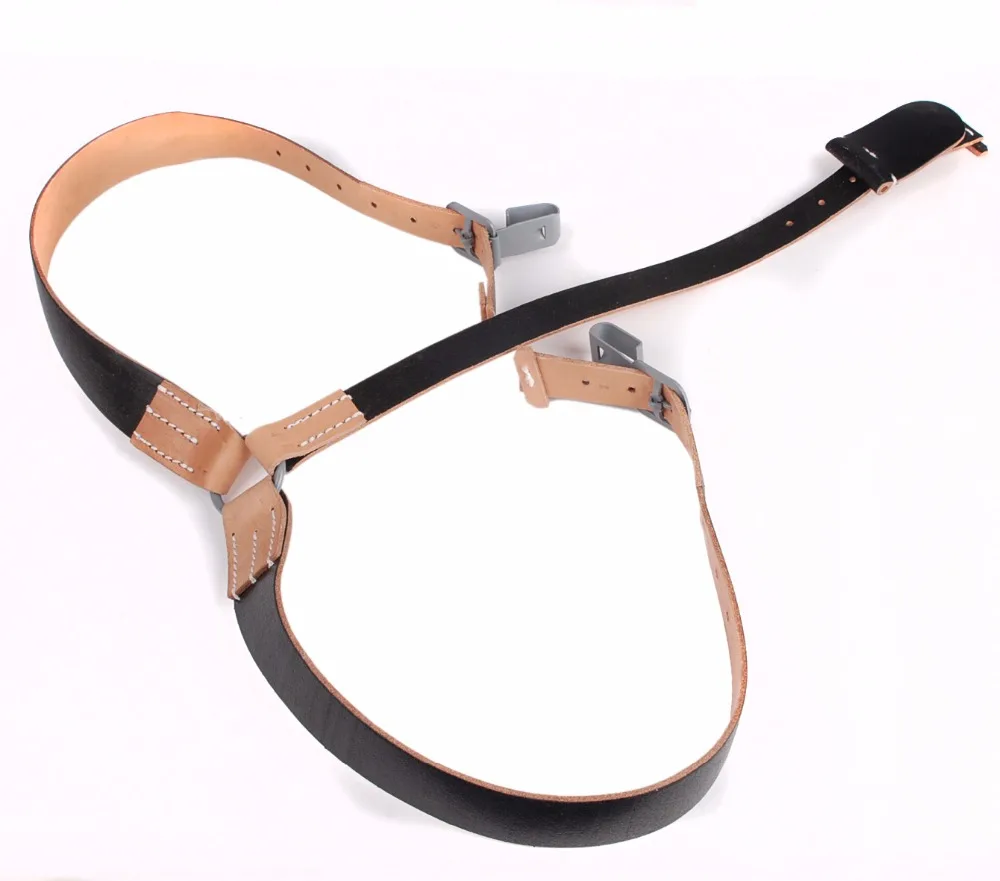 WW2 немецкая Люфтваффе LW кожаный Y ремень STRAPS максимальный вем нагрузки