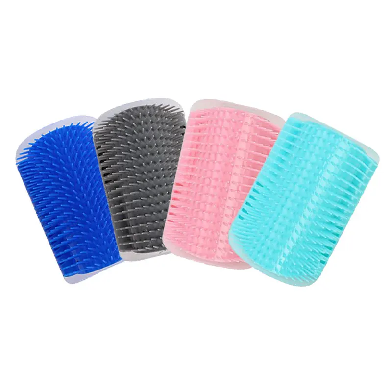 4 цвета игрушка для домашних животных угловая щетка расческа игр кошек