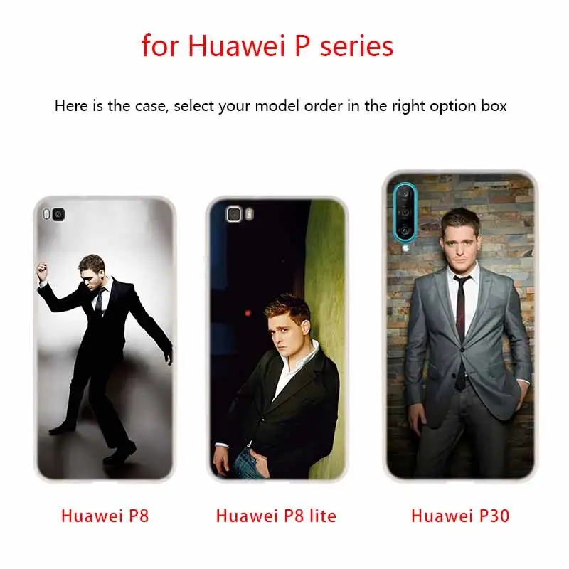 Чехол для телефона Michael Buble Huawei P40 P9 P10 P20 P30 Lite Pro P Smart 2019 мягкий чехол | Мобильные