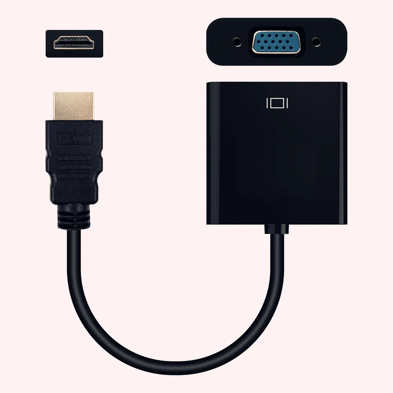 XMING HDMI VGA кабель адаптер папа Famale конвертер 1080P цифровой для аналогового видео