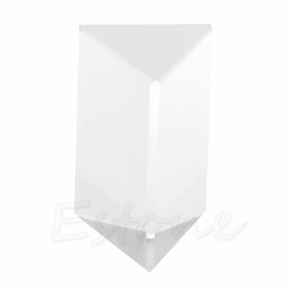 5 см треугольной призмы преподавания оптический Стекло тройной физики