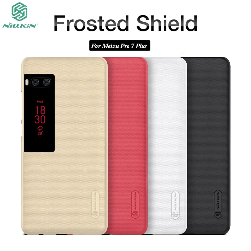 Чехол Nillkin для Meizu Pro 7 Plus суперматовый защитный жесткий чехол телефона s +|nillkin