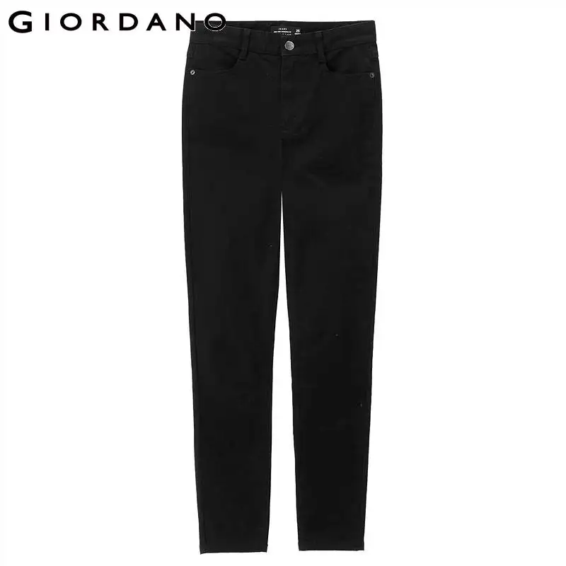 Giordano женские джинсовые джинсы с высокой посадкой эластичный деним для женщин