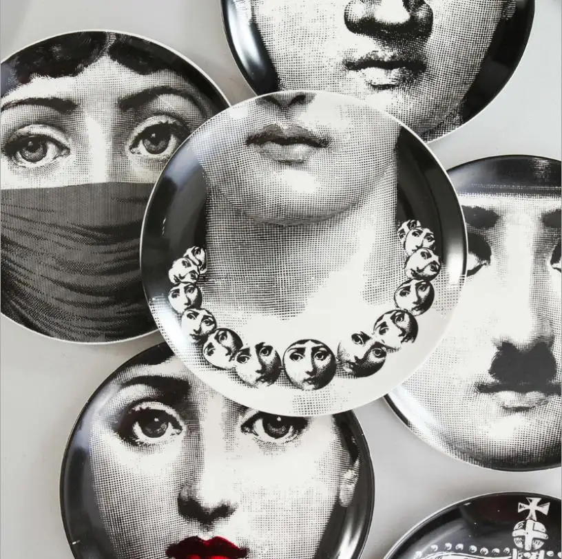 Fornasetti ремесла декоративная Керамика Таблички украшения дома фарфоровая тарелка