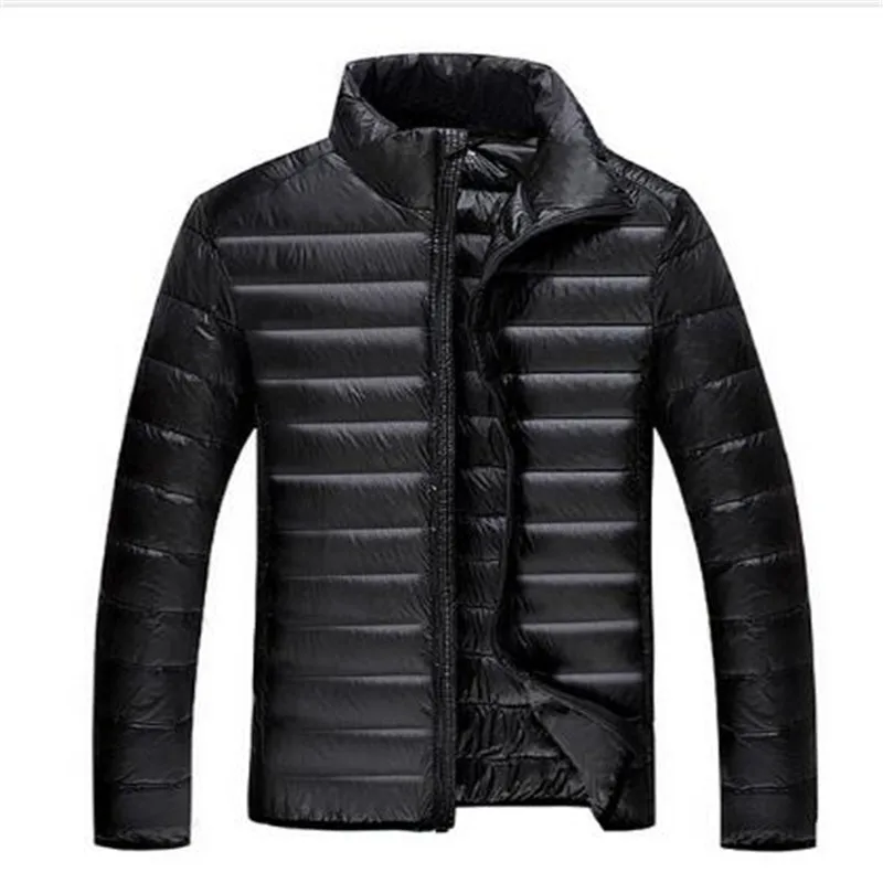 

Plus 5XL 6XL 7XL Duck Down Jacket Men's Feather Ultralight Down Jacket For Men Park Outwear With Carry Bag Overcoat