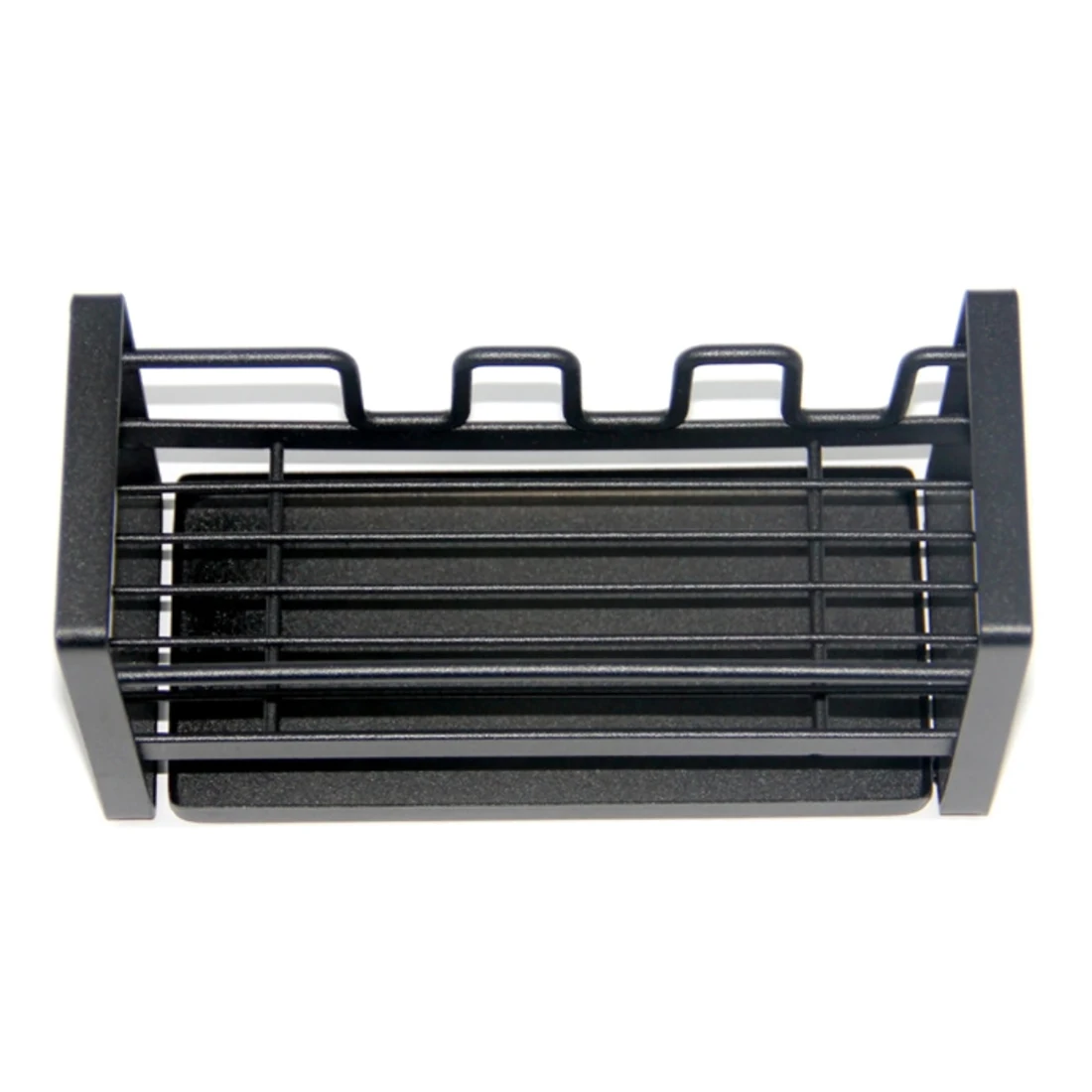 HIPSTEEN Sponge Draining Rack Hollow Caddy Organizer Holder Dishwashing Rack Iron Kitchen Sink Household Storage Holder 2 Colors - Цвет: Черный