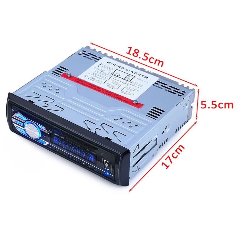 Радио In dash 1 Din Стерео Fm радио Mp3 аудио плеер Поддержка Usb Sd Dvd музыкальный Cd с