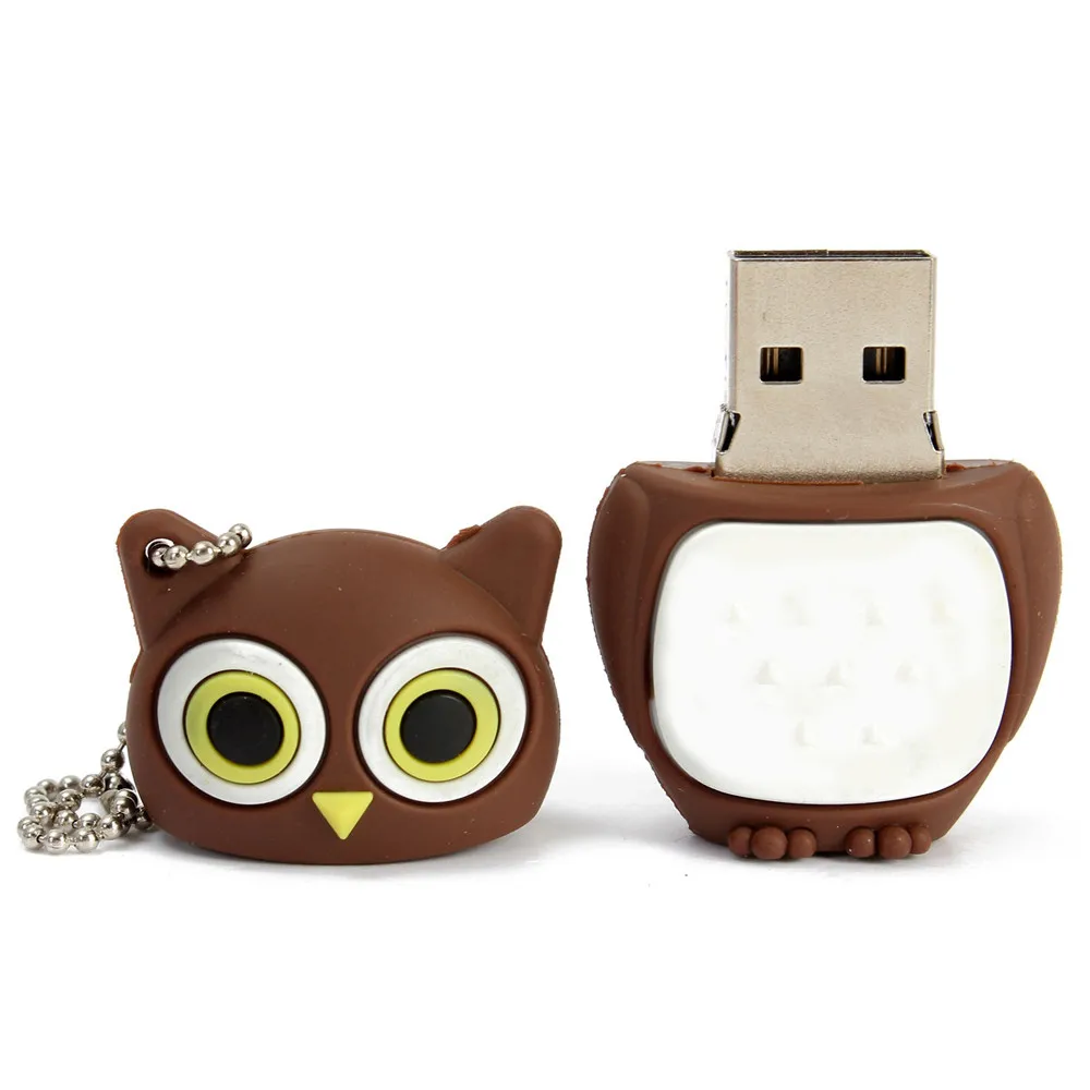 Vovotrade 1 24 8 16 32 Гб мультяшная сова USB 2 0 флэш-накопитель достаточно большой палец