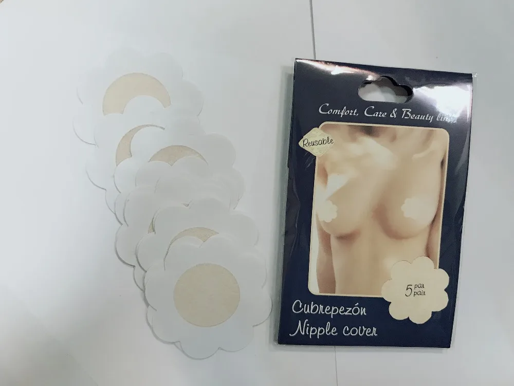 Наклейки на соски для подтяжки груди 5 пар | Бюстгальтеры