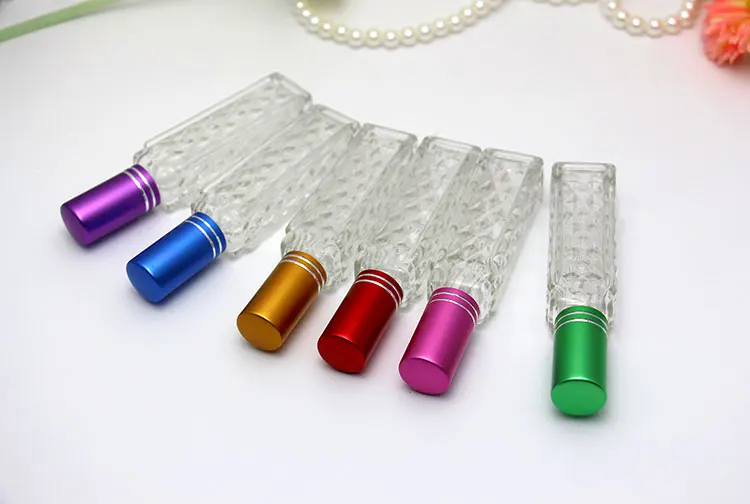 10ML Clear Glass Perfume Bottles Points Bottling Portable Transparent Spray Bottle 5PCS/LOT | Красота и здоровье