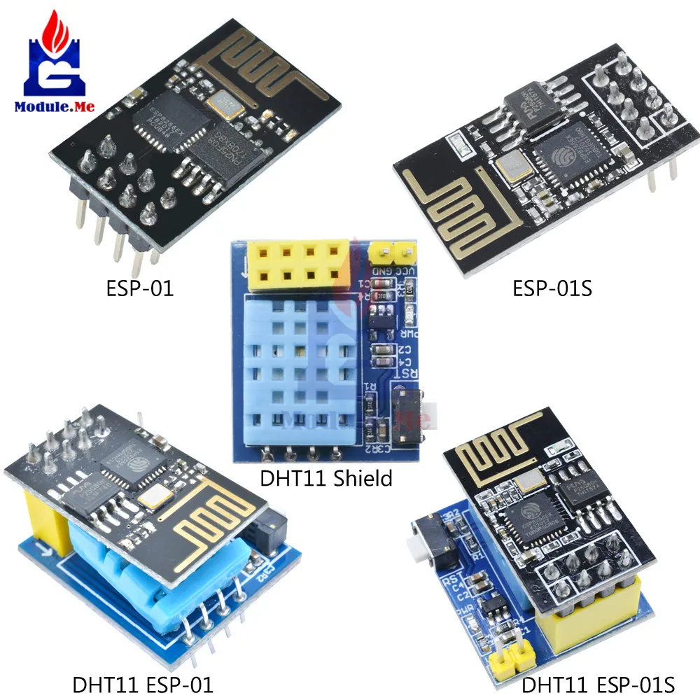 ESP8266 ESP-01 ESP-01S wifi беспроводной Bluetooth DHT11 датчик температуры и влажности модуль щит для Arduino подходит для Node MCU умный дом