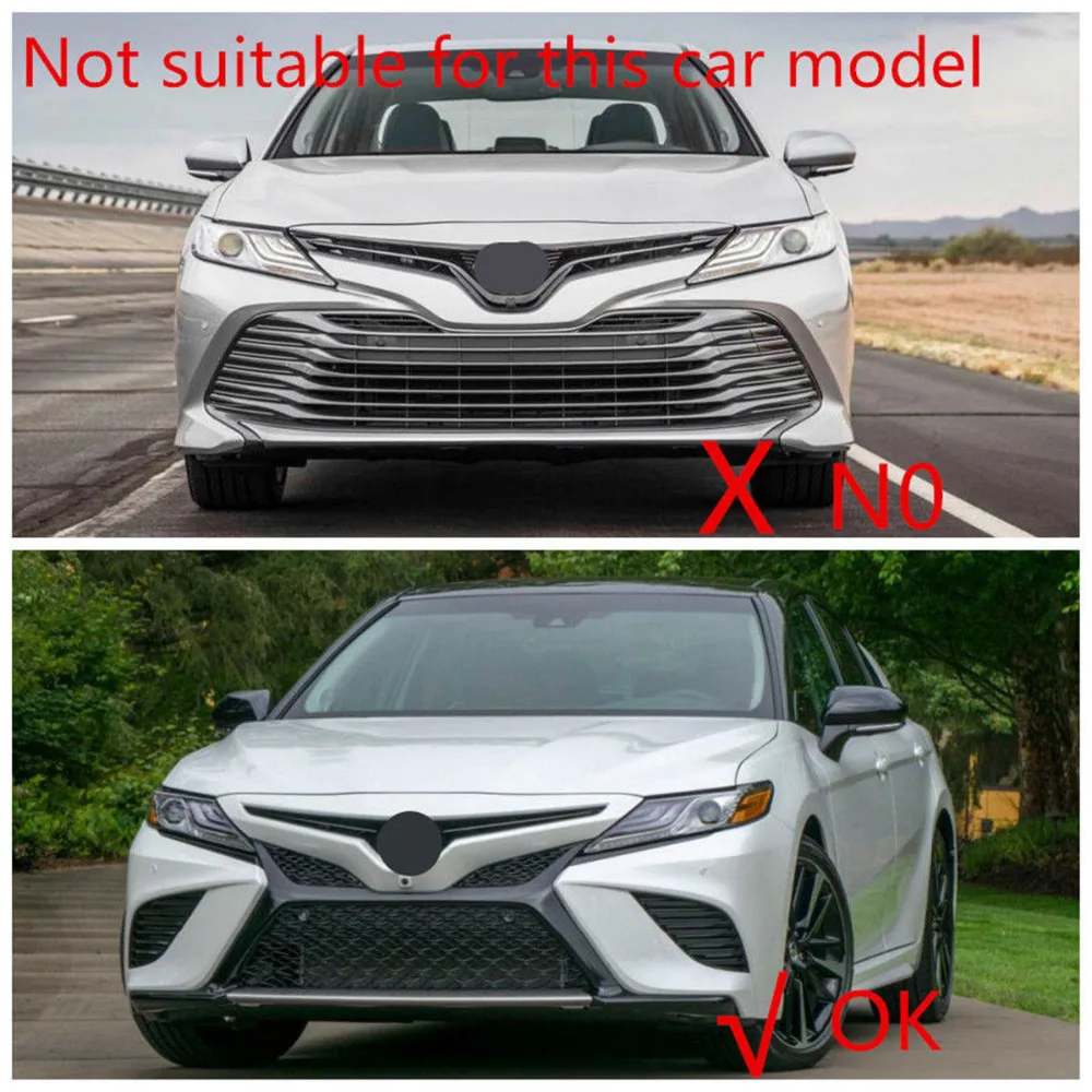 Подходит для Toyota Camry 2 шт. ABS пластик углеродное волокно стиль ABS передний бампер губы угловой чехол отделка декоративные аксессуары
