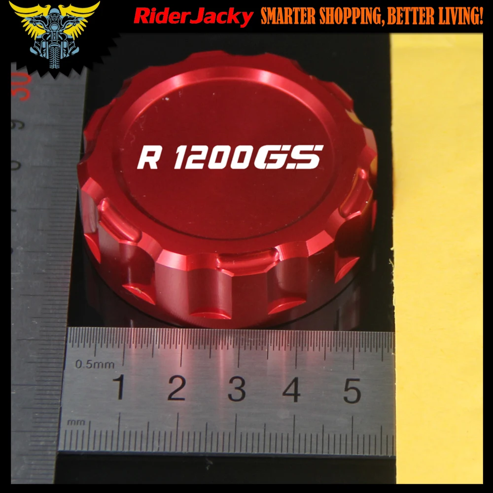 

CNC Blue Red Black Golden Titanium Motorcycle Rear Brake Reservoir Cover Cap For BMW R1200GS R 1200 GS 2004-2016 2013 2014 2015