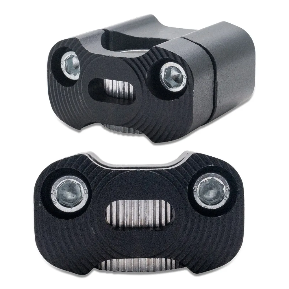 2x 7/8 &quotУниверсальный зажим для бара Riser Taper руль мотоцикла алюминия|Руль