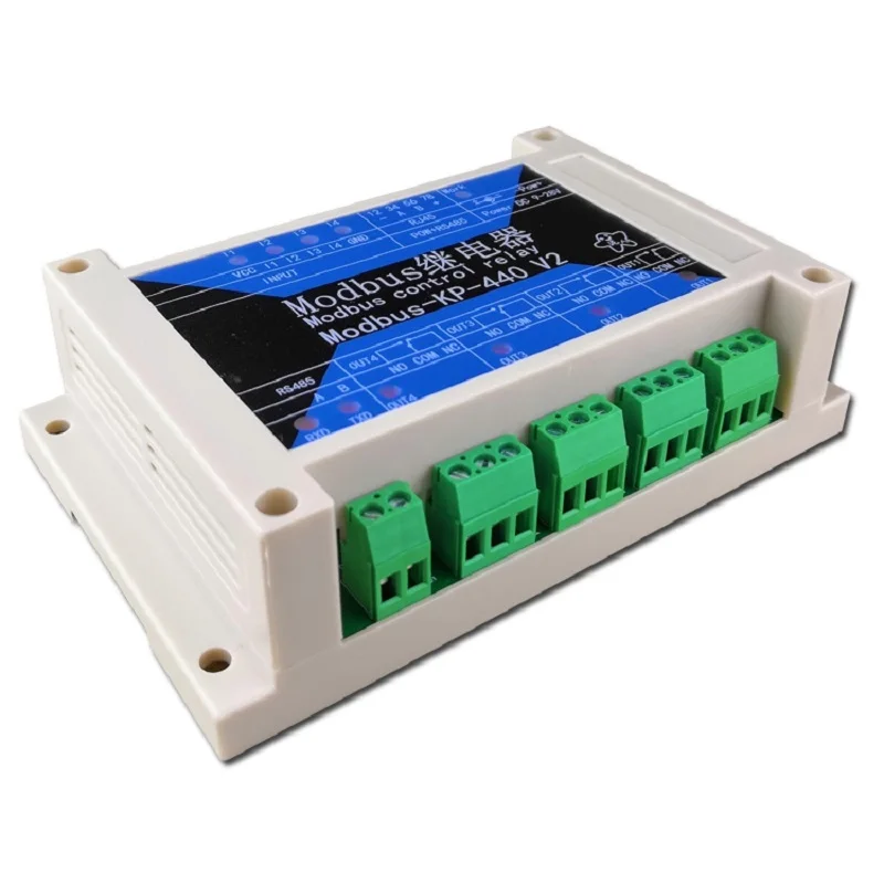 IO модуль 485 реле 4 стороннее переключатель компьютерный контроль MODBUS реле|Реле| |