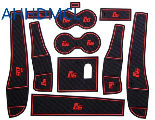 

Car Anti-Dirty Pad Door Groove Gate Slot Cup Armrest Storage Pad Anti-Slip Mat For Roewe i6