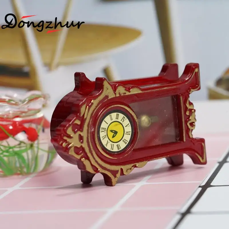 Миниатюрный Кукольный домик Dongzhur аксессуары для 1:12 винтажные мини-часы