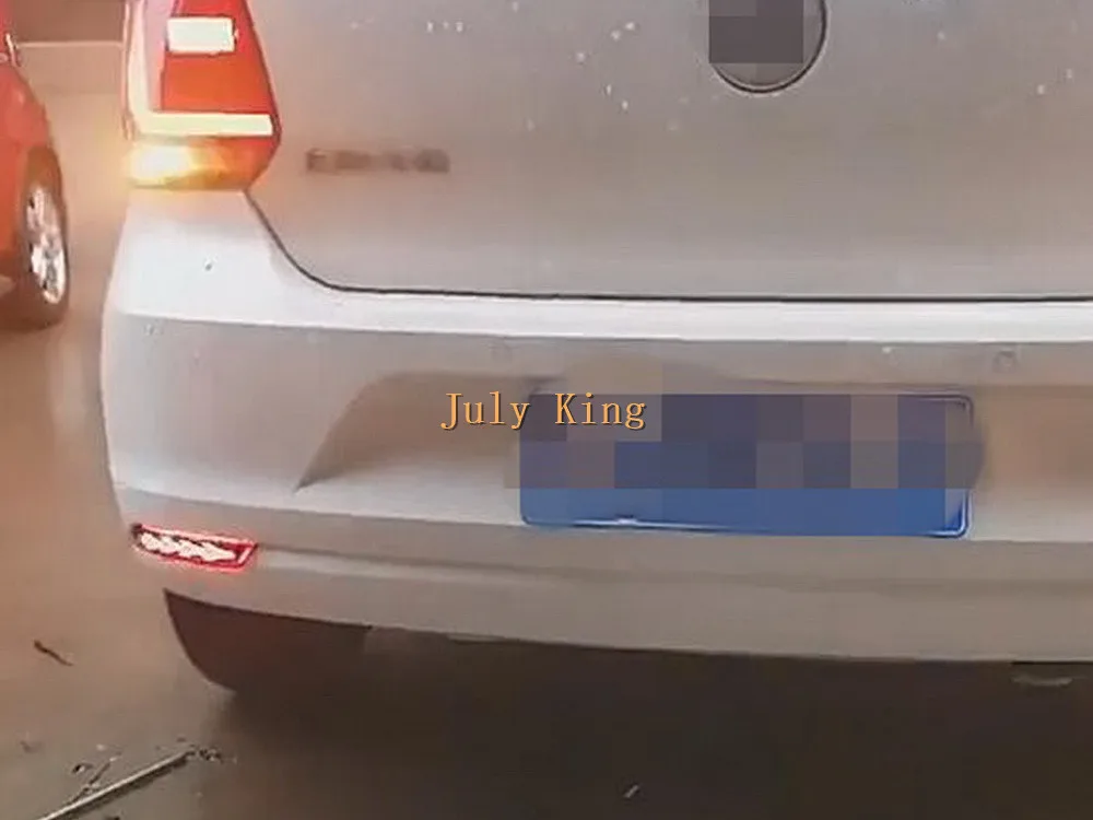 July King светодиодный тормозной светильник s Чехол для Volkswagen Polo Хэтчбек-18, ночной DRL тормозной светильник, фонарь указателей поворота, светильник s, Btype