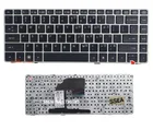 Новая клавиатура SSEA US для ноутбука HP EliteBook 8460 8460p 8460W ProBook 6460 6460b 6465b, клавиатура с серебристой рамкой