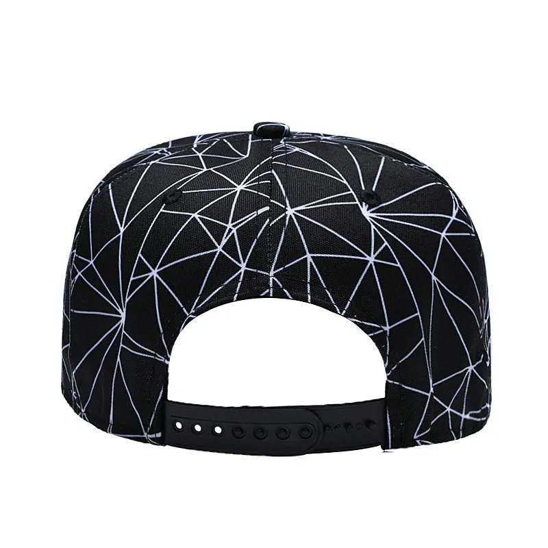 Quanhaigou белые лазеры Snapback крутая плоская шляпа с козырьком для молодых людей