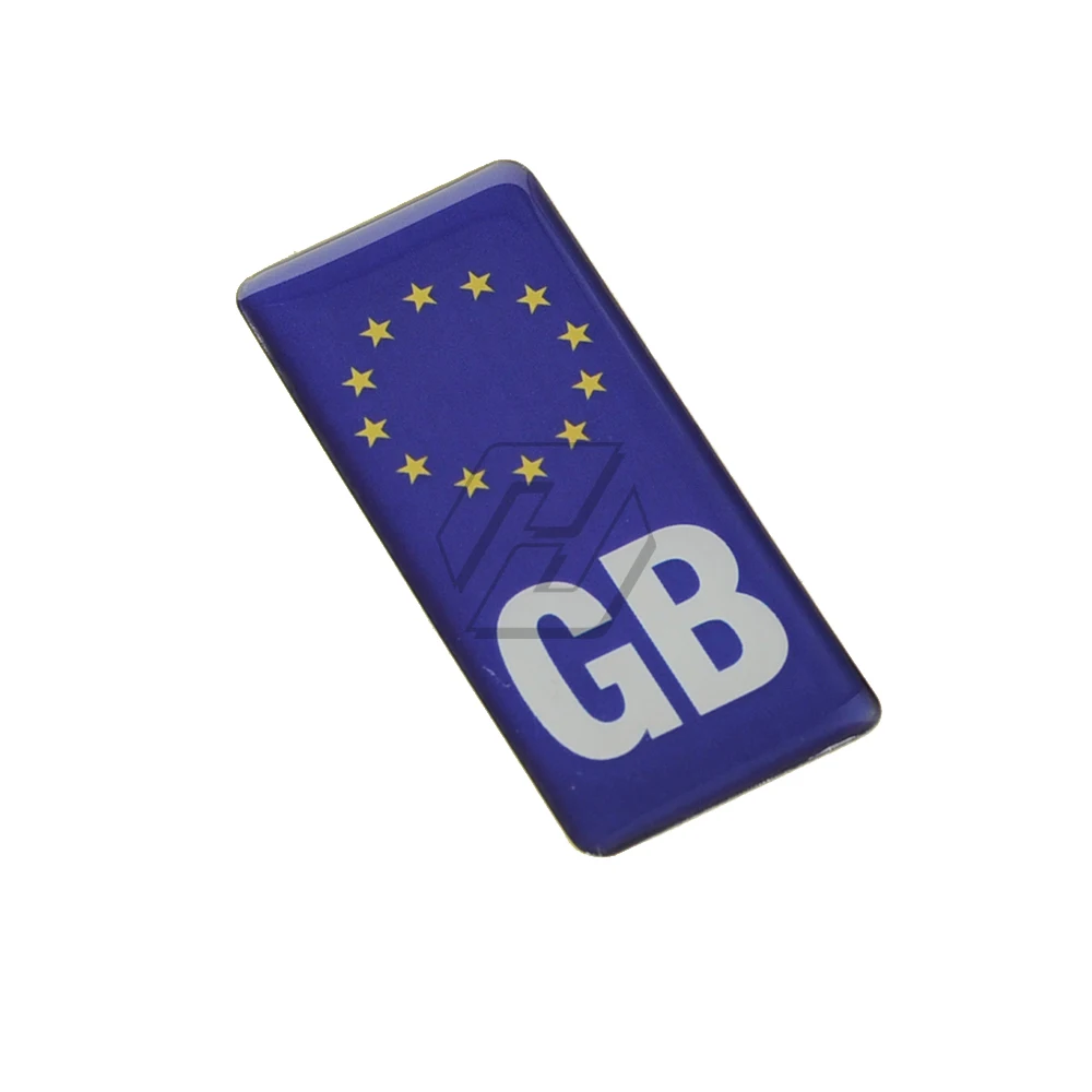 Наклейка на мотоцикл GB с Европейским знаком для номерного знака виниловая