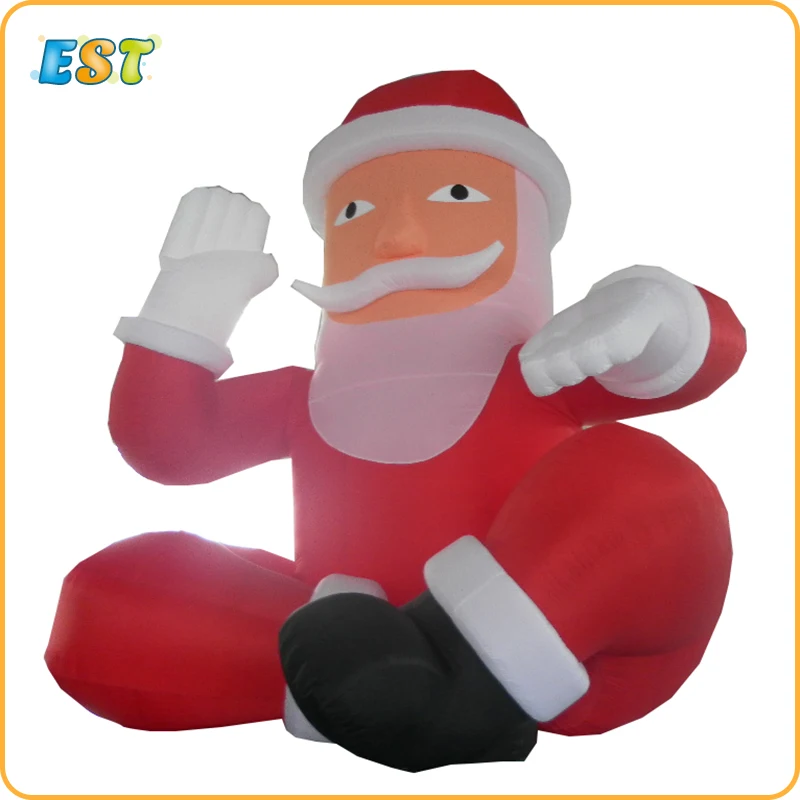 Hot sale outdoor oxford cloth decoration inflatable santa claus for Christmas party | Игрушки и хобби