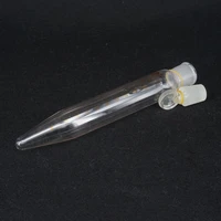 100ml lab glass conical bottom centrifuge tube scaled with stopper chemical ware