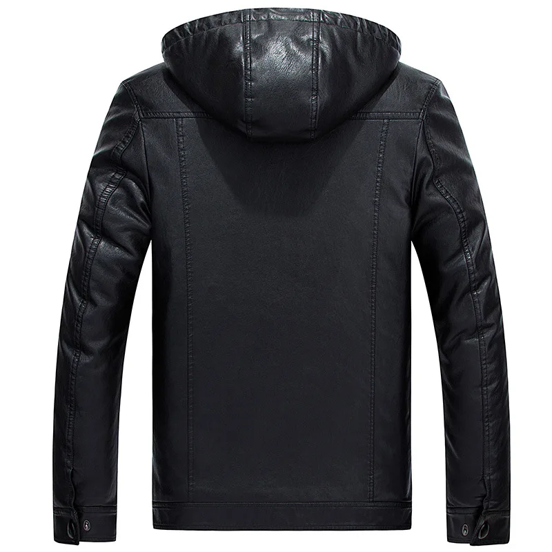 Новая M-3XL Мужская осенняя и зимняя модная теплая куртка с капюшоном бархатным