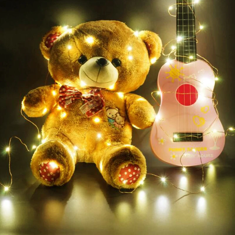 Светодиодный светильник гирлянда s 2 м 3 водонепроницаемый из медной проволоки с